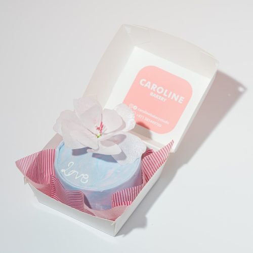 AZURE BLOOM BENTO CAKE