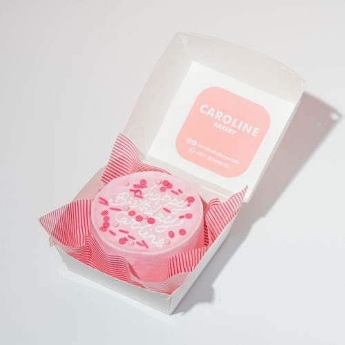 Rosy Birthday Bento Cake