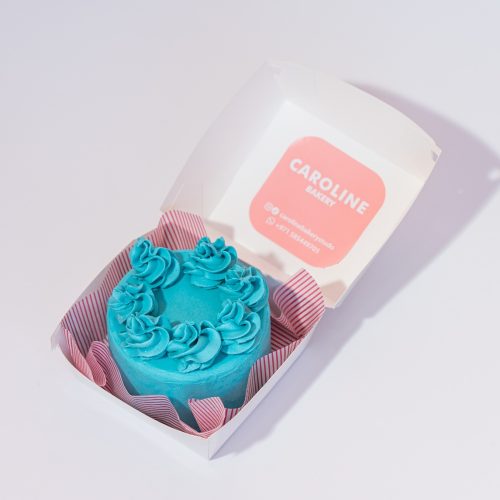 Sapphire Bloom Bento Cake