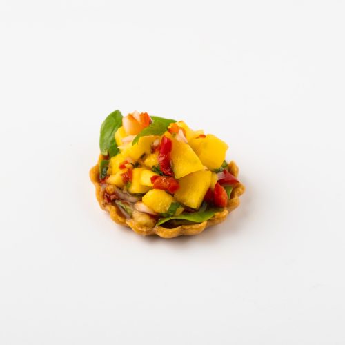 mango salsa tart